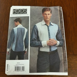 NWT Vogue Patterns 1599 Mens 34-40 Koos Couture Artistic Designer - Picture 1 of 3