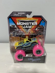 2025 Monster Jam Truck BLUE THUNDER 1:64 Series 40 RARE Electruck Crew - Picture 1 of 3