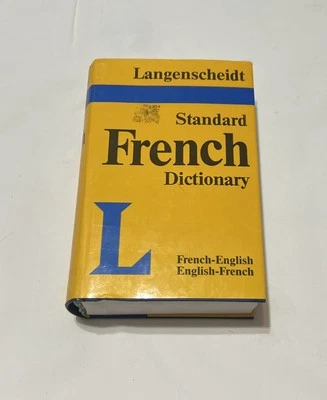 Standard French Dictionary Langenscheidt 1988 Kenneth Urwin (BS1S4) - Image 1 of 4