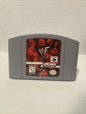 Cartucho WWF Attitude Nintendo 64 N64 1999 videojuego de lucha libre, probado Foto 1 de 4