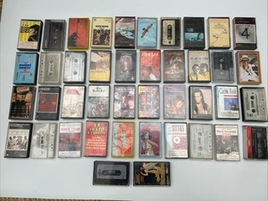 Vintage Music Cassettes Job Lot Led Zep,XTC,Bugles,Eagles Etc X42 - Picture 1 of 15