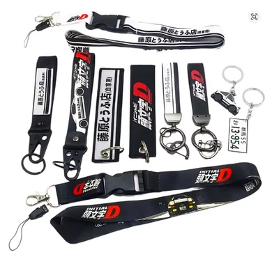 Initial D Keychain AE86 JDM Drift Model Number Plates Sticker Pack Many Options - Image 1 of 4