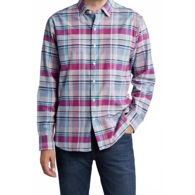 Tommy Bahama Lazlo Cheers Check Plaid L/S Silk Blend Shirt Mens XXL NWT $148 - Image 1 of 4