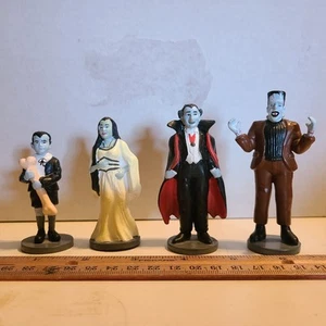 Vintage 1984 Kayro-Vue Pro. THE MUNSTERS PVC Action Figure (4) Pack - Picture 1 of 12