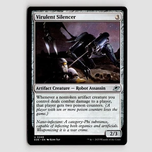 Virulent Silencer - EOE #248 Uncommon - NM / Mint Edge of Eternities Single - Picture 1 of 4
