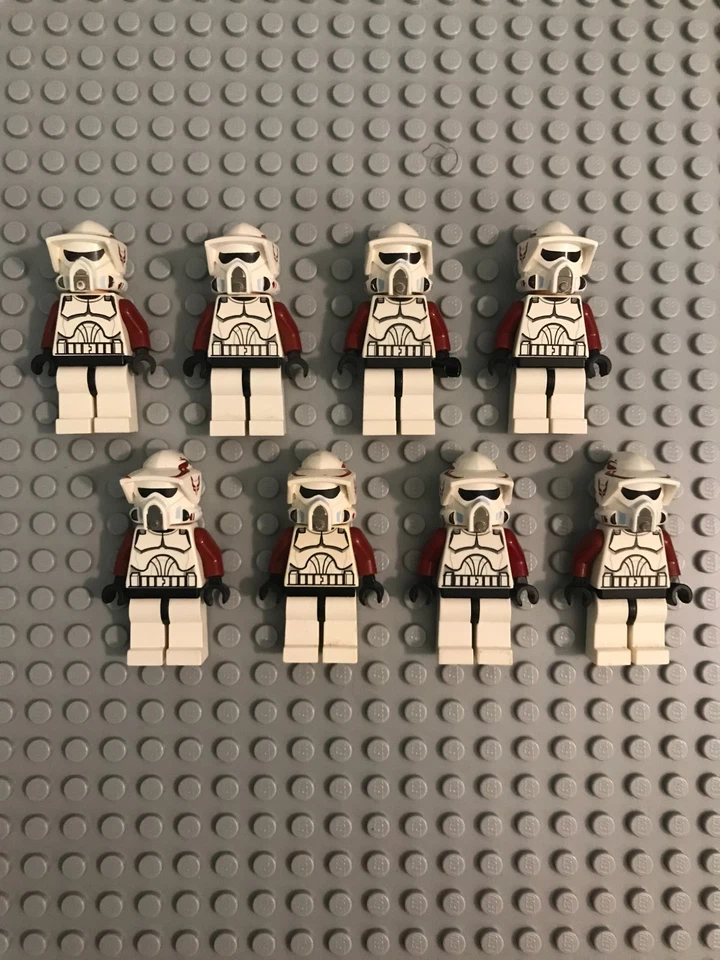 LEGO Arf Rancor Clone Trooper Lot of 8 Star Wars Army pack Droid Battle Pack - Image 1 of 1