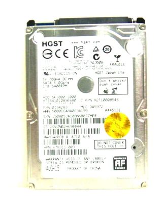 Notebook Festplatte HGST Travelstar 5K1000 / Model: HTS541010A9E680 / 1 TB - Bild 1 von 2