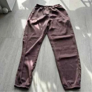 Uniqlo polyester brown loose fit pants trendy loose fit summer spring - Picture 1 of 4