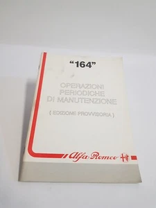 Manuale officina Alfa Romeo Alfa 164 bollettino tecnico operazioni manutenzione. - Foto 1 di 24