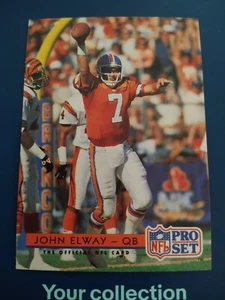 1992 Pro Set Football John Elway #155 Denver Broncos - Picture 1 of 2