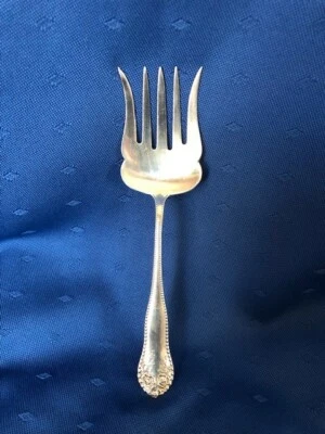 GORHAM LANCASTER TENEDOR PARA SERVIR PESCADO DE 5 DIENTES ANTIGUO MARCA ANTIGUA ESTERLINA Foto 1 de 4