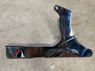 Harley Davidson 1986-1999 Softail OEM cromado com logotipo roxo protetor de cinto inferior - Imagem 1 de 4