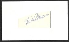 Mike Oates ( RHP MINORS 1966-1968 ) REDS SIGNED AUTOGRAPH AUTO 3x5 CUT INDEX COA