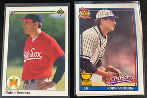 Robin Ventura #21 RC & #461 RC - Chicago White Sox (Topps '91 & UD '90) - Picture 1 of 2