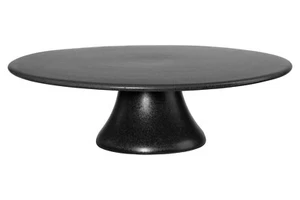 ASA Selection GRANDE NERO Tortenplatte Tortenständer Schwarz Steingut Ø 29 cm - Bild 1 von 2