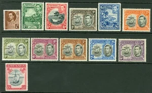 SG 152-163e Grenada ½d to 10/- set of 12. Fine unmounted mint CAT £90 - Picture 1 of 1