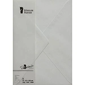 Briefumschläge Paperado DIN C5 Weiß 5er - Picture 1 of 1
