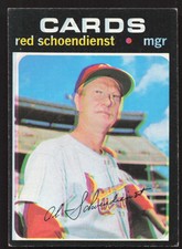 Red Schoendienst 1971 Topps #239 St. Louis Cardinals VG-EX PD {0610