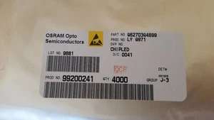 LED YELLOW 0603 CHIP LED 6mcd@20mA LYQ971 Osram reel 4000pcs - Picture 1 of 2