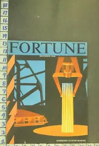 1948 ILLUS MODERNISMO INDUSTRIA ACCIAIO METALLO MACCHINA FABBRICA FABBRICA FABBRICA COPERTINA RG91 - Foto 1 di 1