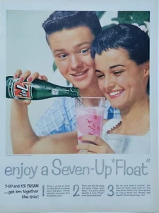 Vintage 7 Up Printanzeige 1958. Nichts macht es wie 7Up - Bild 1 von 1