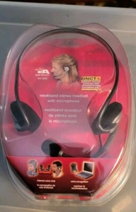 New cyber acoustics lightweight headset with microphone AC- 634_ Dnct4 - Picture 1 of 2