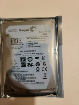 Seagate ST320LT020 320GB 2.5" HD 9YG142-031 FW: 0001DEM1 WU W04 DC 13035 - Image 1 of 3
