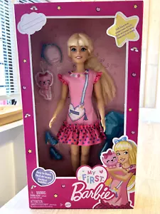 Barbie "My 1st Barbie" Doll Blond 13.5" 2023 New In Box #1 - Picture 1 of 4
