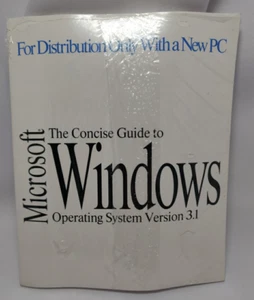 Microsoft Concise Guide to Windows Operating System 3.1 Manual 3.5 in Diskette - Picture 1 of 5