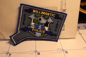 police patch  WILIMANTIC POLICE CONNECTICUT - Picture 1 of 1