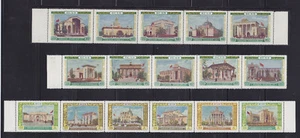 USSR 1955, 1956, VSHV, 3 STRIPS OF 5 & 6 STAMPS, MNH - Picture 1 of 1