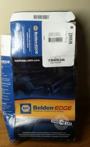NAPA Belden Edge Premium Spark Plug Wires 700536 7mm 4 cyl - Picture 1 of 3
