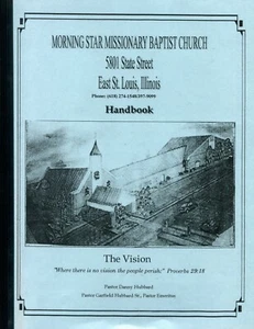 IGLESIA BAUTISTA MISIONERA DE LA MAÑANA, ESTE ST LOUIS, IL - MANUAL - Imagen 1 de 2