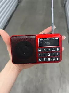 MINI ALTOPARLANTE PORTATILE AM, RADIO FM LETTORE MUSICALE MICRO SD TF CARD SH-238AM - Foto 1 di 5