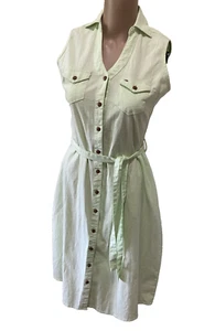 M Tommy Hilfiger Linen Shirt Dress *BUY FIVE + ITEMS = FREE POST - Picture 1 of 3