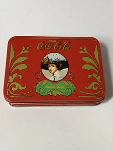 COCA COLA Tin Vintage Playing Cards Two Decks Complete new sealed 1982  - Picture 1 of 9