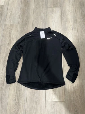 ⭐️NUEVO CON ETIQUETAS⭐ NIKE THERMA SPHERE 3.0 ELEMENT DRI FIT RUNNING MEDIA CREMALLERA CU6087-010 TALLA L Foto 1 de 4