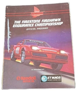 1985 Firestone Firehawk Endurance Championship Offical Program - Bild 1 von 2