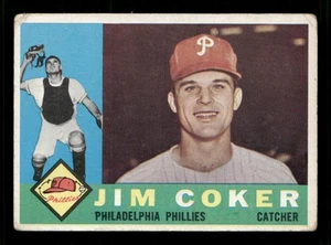 1960 Topps #438a Jim Coker White back (CREASED) - Picture 1 of 2