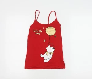 Disney Women's Red Camisole Tank 2XS - Spaghetti Straps - Picture 1 of 12