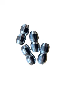 Kart Cable Clamps SILVER Annodised for Throttle & Brake Cable Pack of 4 KPUK - Picture 1 of 8
