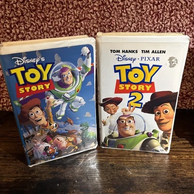 Toy Story 1 & 2 Clam Shell VHS Foto 1 de 4