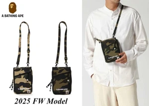 Bolso para Smartphone A Bathing Ape con Correa para el Hombro 25 FW 1er CAMUFLAJE Fedex DHL Japón - Imagen 1 de 10