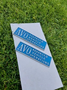 AVO Escort Mk1 Etc Wing Badges, Blue - Picture 1 of 5