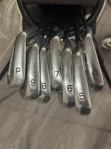 Mizuno JPX 850 Forged Irons 4-PW Stiff Left Handed KBS Tour 120 Golf - Picture 1 of 4