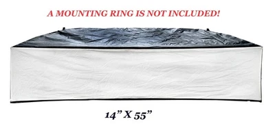 CHIMERA  14 " x 55" MEDIUM STRIP BANK,FLUSH FACE EX.CONDITION NO MOUNTING RING. - Image 1 of 3
