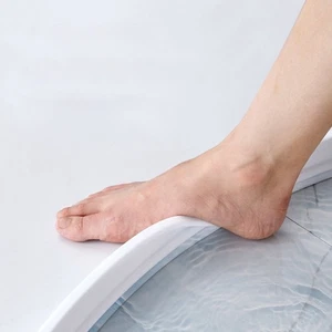 Water Control Barrier Seal Strip 1M PVC for Showers Baths and Wet Areas - Afbeelding 1 van 12