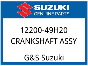 MONTAJE CIGÜEÑAL SUZUKI PIEZA ORIGINAL 12200-49H20 - Imagen 1 de 1