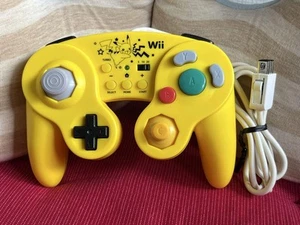 Hori Pad Classic Controller Pokemon Pikachu for Nintendo Wii U Game JAPAN [Mint] - Picture 1 of 24