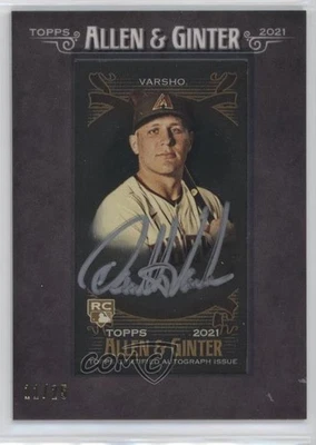2021 Topps Allen & Ginter's X Black Frame /25 Daulton Varsho Rookie Auto RC - Image 1 of 2
